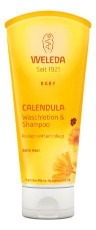 Шампунь-гель детский с экстрактом календулы Baby Calendula Shampoo & Body Wash 200мл
