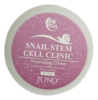 Крем с экстрактом улиточной слизи и стволовыми клетками Sangtumeori Stem Cell Clinic Nourishing Cream Snail 100г