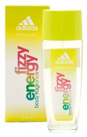 Adidas Fizzy Energy: парфюмерный спрей для тела 75мл