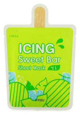 Тканевая маска для лица с экстрактом дыни Icing Sweet Bar Melon Sheet Mask 21г