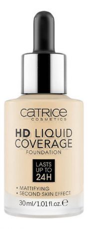Тональная основа для лица HD Liquid Coverage Foundation 30мл: 035 Natural Beige