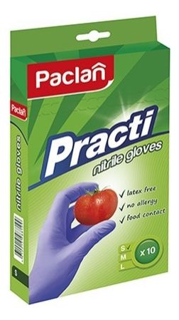 Нитриловые перчатки Practi 10шт: Размер S