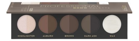 Палетка для макияжа бровей Professional Brow Palette 5,5г: 020 Medium To Dark