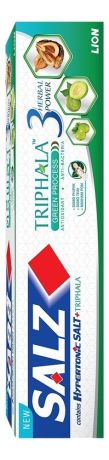Зубная паста с гипертонической солью и трифалой Salz Herbal Triphala 90г