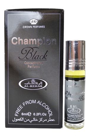 Al-Rehab Champion Black: маслянные духи 6мл