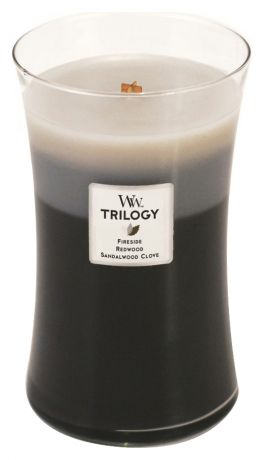 Ароматическая свеча Trilogy Fireside, Redwood, Sandalwood Clove: Свеча 609,5г