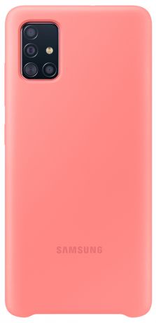 Клип-кейс Samsung Galaxy A51 силикон Pink (EF-PA515TPEGRU)