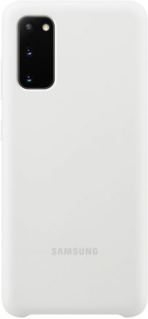 Клип-кейс Samsung S20 силиконовый White (EF-PG980TWEGRU)
