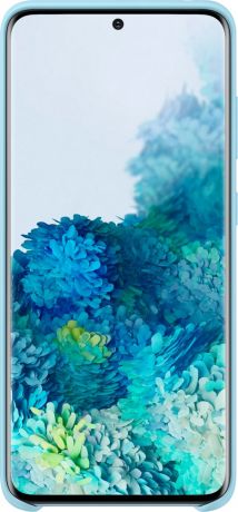 Клип-кейс Samsung S20 силиконовый Light Blue (EF-PG980TLEGRU)