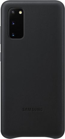 Клип-кейс Samsung S20 кожаный Black (EF-VG980LBEGRU)