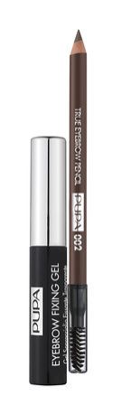 Pupa Brow Kit Brown (Eyebrow gel+True Eyebrow Pencil)