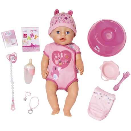 Zapf Creation BABY Born Кукла Интерактивная (розовый)