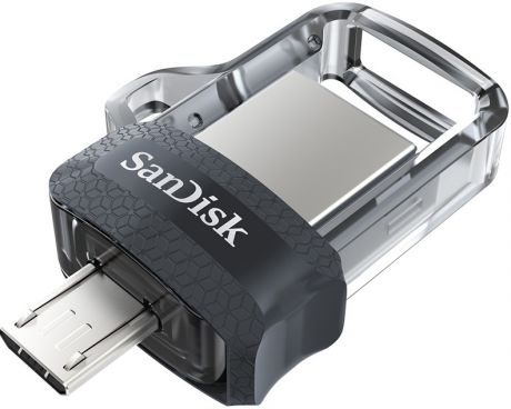 SanDisk Ultra Dual Drive m3.0 256Gb (серебристо-серый)