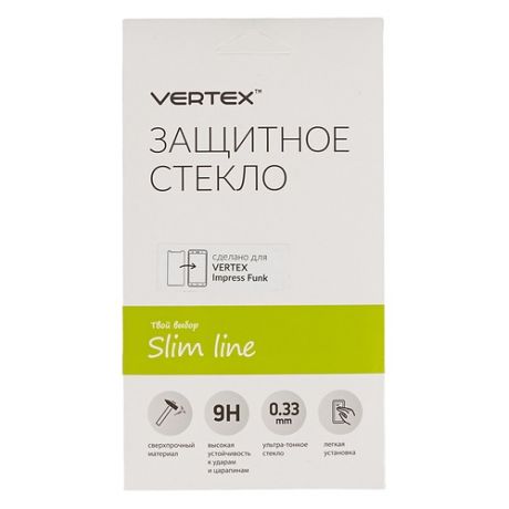 Защитное стекло для экрана VERTEX для Vertex Impress Funk, 1 шт, прозрачный [sltfnk]