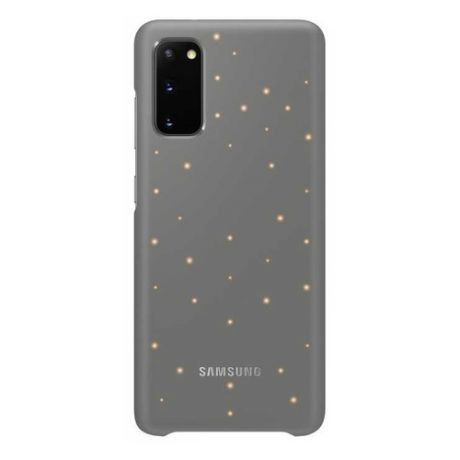 Чехол (клип-кейс) SAMSUNG Smart LED Cover, для Samsung Galaxy S20, серый [ef-kg980cjegru]