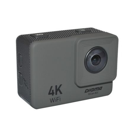 Экшн-камера DIGMA DiCam 82C 4K, WiFi, серый [dc82c]