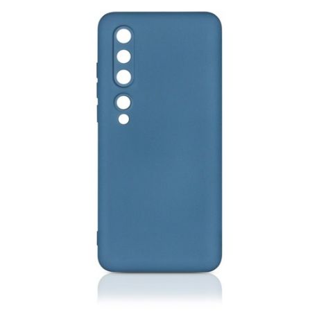 Чехол (клип-кейс) DF xiOriginal-07, для Xiaomi Mi 10, синий [xioriginal-07 (blue)]