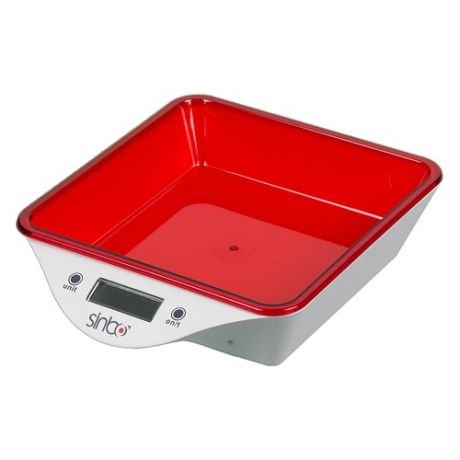 Весы кухонные SINBO SKS 4520, красный