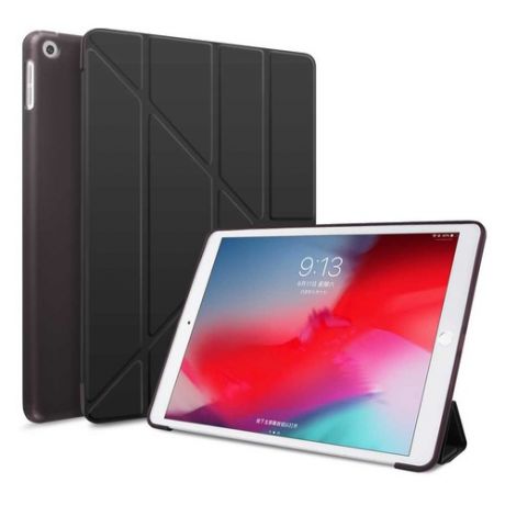 Чехол для планшета BORASCO Apple iPad 2019, черный [37937]