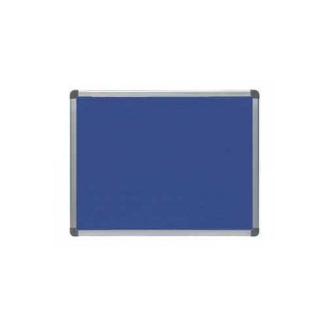 Демонстрационная доска Rocada 6608 фетр текстильная 120x180см алюминиевая рама синий