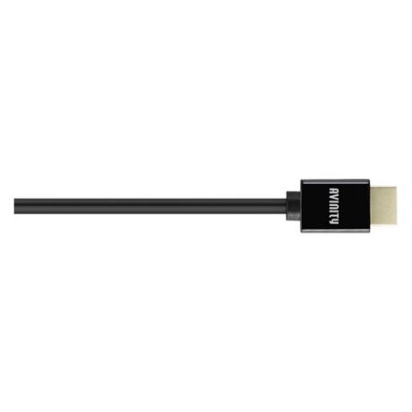 Кабель аудио-видео AVINITY HDMI (m) - HDMI (m) , 1м, GOLD черный [00127167]
