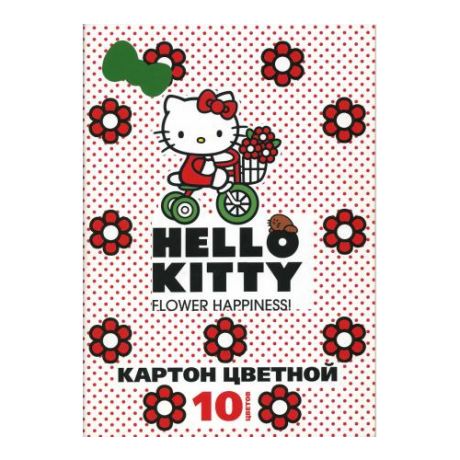 Цветной картон Hello Kitty