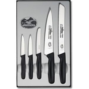 Набор ножей 5 предметов Victorinox черный (5.1163.5)