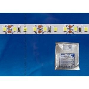 Светодиодная лента Uniel ULS-2835-60LED/m-8mm-IP20-DC24V-6W/m-5M-W