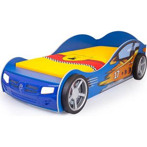 Кровать-машина ABC-KING Champion 190x90 синяя