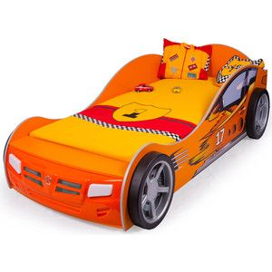 Кровать-машина ABC-KING Champion 190x90 оранжевая