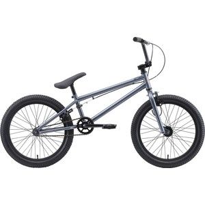 Велосипед Stark Madness BMX 1 (2020) серый/оранжевый