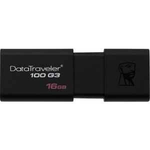 Флеш-диск Kingston 16GB DataTraveler Traveler 100 G3 черный (DT100G3/ 16GB)