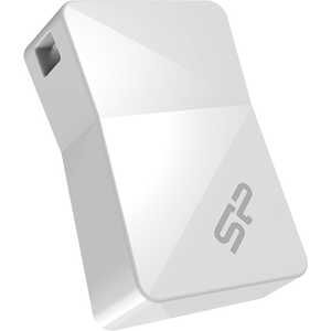 Флеш накопитель Silicon Power 8GB Touch T08 USB 2.0 Белый (SP008GBUF2T08V1W)
