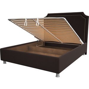 Кровать OrthoSleep Федерика chocolate механизм и ящик 160x200
