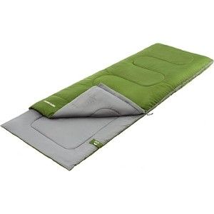 Спальный мешок Jungle Camp Camper Comfort, с подголовником, левая молния, цвет зеленый