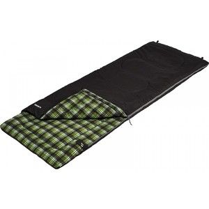 Спальный мешок Jungle Camp Alboro, с фланелью, с подголовником, цвет черный