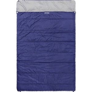 Спальный мешок Jungle Camp Trento Double, двухместный, две молнии, цвет синий