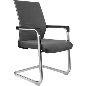 Кресло Riva Chair RCH D818 серая сетка на полозьях