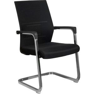 Кресло Riva Chair RCH D818 черная сетка на полозьях
