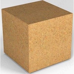Декоративная фигура Flox Куб песочный гранит (390х 385х 385)