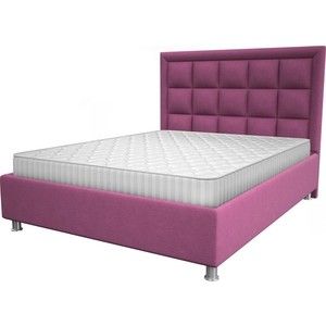 Кровать OrthoSleep Альба pink жесткое основание 140x200
