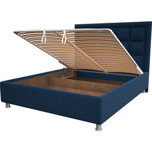 Кровать OrthoSleep Альба blue механизм и ящик 120x200