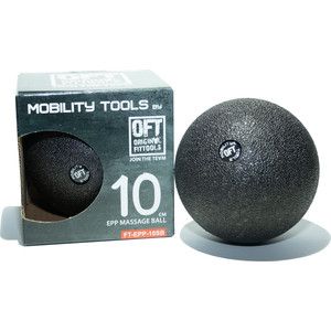 Мяч массажный Original Fit Tools одинарный 10 см черный