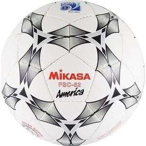 Мяч футзальный Mikasa FSC-62 America, р.4,белый-серый-красный