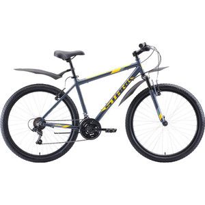 Велосипед Stark Outpost 26.1 V (2020) серый/жёлтый 16"