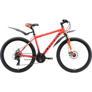 Велосипед Stark Indy 26.1 D Shimano (2020) оранжевый/белый/чёрный 18