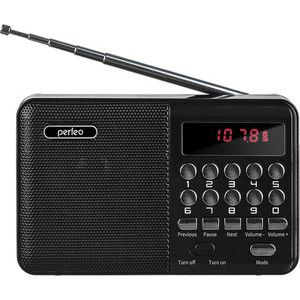 Радиоприемник Perfeo PALM FM+ (i90-BL) black