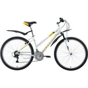 Велосипед Stark Luna 26.1 V (2019) белый/жёлтый/серый 16"