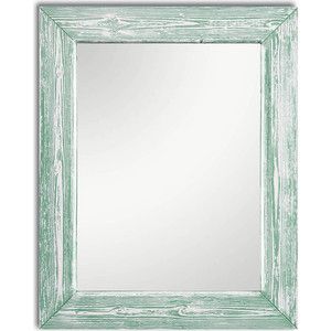 Настенное зеркало Дом Корлеоне Шебби Шик Зеленый 55x55 см