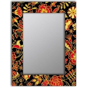 Настенное зеркало Дом Корлеоне Цветочная поляна 50x65 см